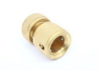 Acople rápido con stop bronce 1/2''