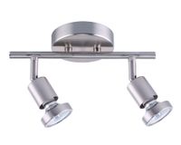 Spot 2L GU10 níquel Abitare