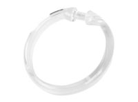 Set ganchos cortina 6x6 cm transparente 12 unidades Cotidiana