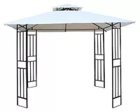 Pérgola 3x3 m Sydney blanco Outzen