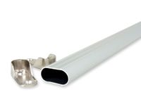 Barra clóset 100 cm económica aluminio Dvp