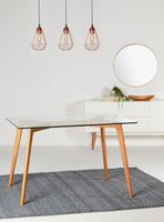 Mesa de Comedor Vidrio Arnold 120 x 80 cm