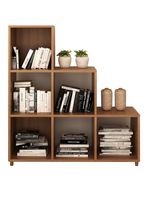 Repisa Modular 6 Cubos Café Claro Modelo E