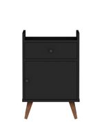 Velador con Puerta Be Negro