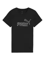Polera Ess Graphic Animal Tee Negro