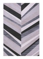 Alfombra Londres 160 x 230 cm Blanco y Negro