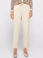 Pantalón Fluido con Lazo Liso