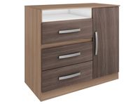 Cómoda Caribe 3 Cajones + 1 Puerta