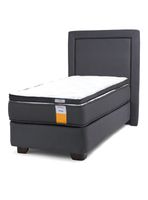 Cama Americana Funcional 1 Plaza + Respaldo + Topper