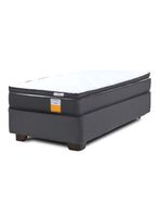 Cama Americana Funcional 1 Plaza Plus + Topper