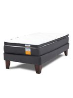 Cama Europea Funcional 1 Plaza + Topper