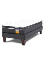 Cama Europea Funcional 1 Plaza Plus + Topper