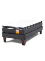 Cama Europea Funcional 1.5 Plazas Plus + Topper