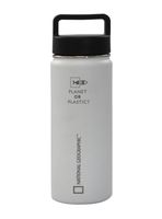 Botella National Geographic Metálica 500ml Blanco