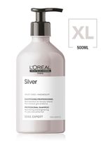 Shampoo Matizador Cabellos Rubios-Grises Silver Serie Expert 500 ml