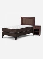 Cama Europea Ergo T 1 Plaza + Set Rachel