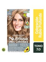 Tintura Garnier Nutrisse Ultra Cobertura 70 Rubio Profundo