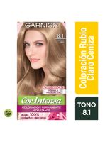 Tintura Cor Intensa Cabello Intensa 8.1 Rubio Claro Ceniza Garnier Nutrisse