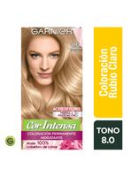 Tintura Cor Intensa Cabello Intensa 8.0 Rubio Claro Garnier Nutrisse
