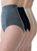 Pack 5 Pantaleta Control sin Costura Tiro Alto