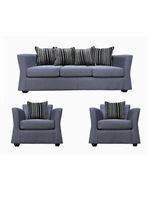 Juego Living York Sofá 3C + 2 Sillones 1C