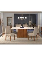 Juego de Comedor Roma + 6 Sillas