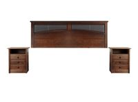 Set Muebles Dormitorio Castell: Respaldo  2 Plazas  + Veladores