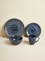 Set Vajilla 24 Piezas Marino Cerámica