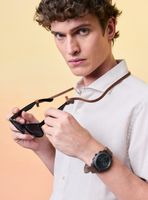 Pack Reloj Análogo Brown Hombre + Strap Anteojos