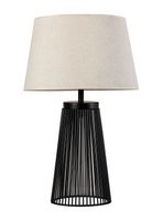 Lámpara Sobremesa Jaula Negro