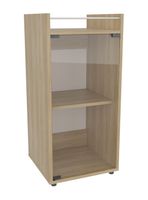 Bar Bajo Theba 1 Puerta Vidrio 81.3x38.1x37.6 cm Fresno