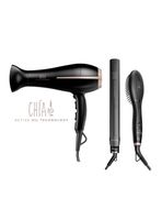 Pack Essential Oils Chía Alisador STD + Secador Bora + Cepillo Innova