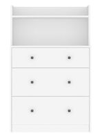 Cómoda Blanc 3 Cajones