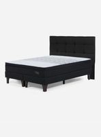 Cama Europea Tempo 2 Plazas + Set de Muebles