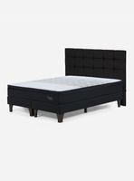 Cama Europea Tempo King + Set de Muebles Issey