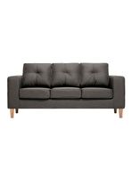 Sofá Infinity 3 Cuerpos Tela Lino