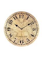 Reloj Mapa Café Diseño 2