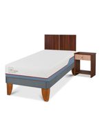 Cama Europea Excellence Plus 1 Plaza + Set de Muebles Stylo