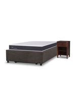Cama Space Box Ortopedic 1.5 Plazas + Muebles New Torino