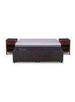 Cama Space Box Ortopedic Advance 2 Plazas + Muebles Torino