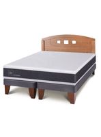 Cama Europea New Ortopedic 2 Plazas Bd Respaldo New Gales