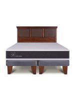 Cama Europea New Ortopedic King Respaldo New Torino