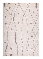 Alfombra 160 x 230 cm Navarra Rayas Beige