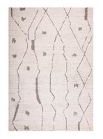 Alfombra 240 x 340 cm Navarra Rayas Beige