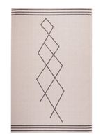 Alfombra 120 x 170 cm Nativo Étnico Beige