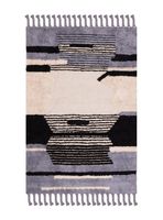Alfombra Boho P. 120x180 cm D3 Negro