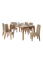 Juego Comedor Miraflores + 6 Sillas