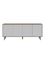 Rack para Tv Bora (1C) Rovere+Blanco Mqz