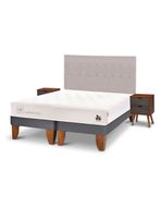 Cama Europea Cocopedic King + Set Muebles Tigris