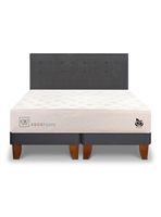 Cama Europea Cocopedic King + Respaldo Eufrates